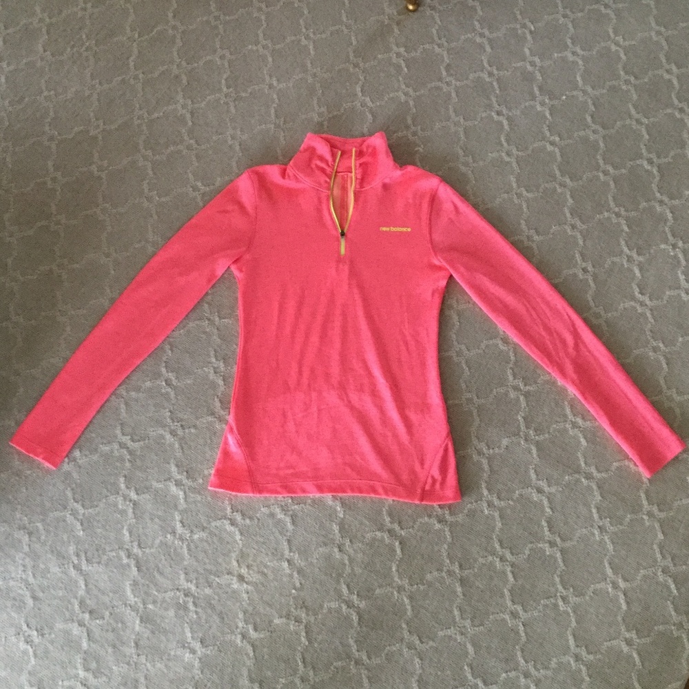 Coral/Pink 3/4 Zip Workout Jacket